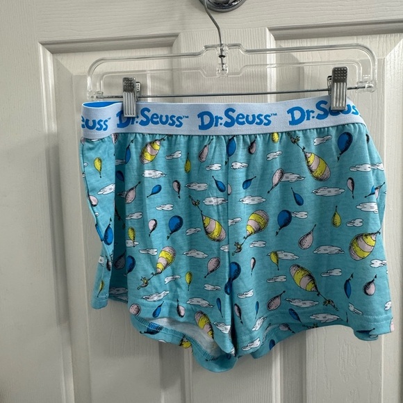 Dr. Seuss Vibrant Blue Oh the Places You’ll Go pj boxer set - Picture 5 of 7